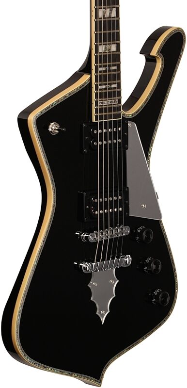Ibanez Paul Stanley PS120 Electric Guitar, Black, Full Left Front