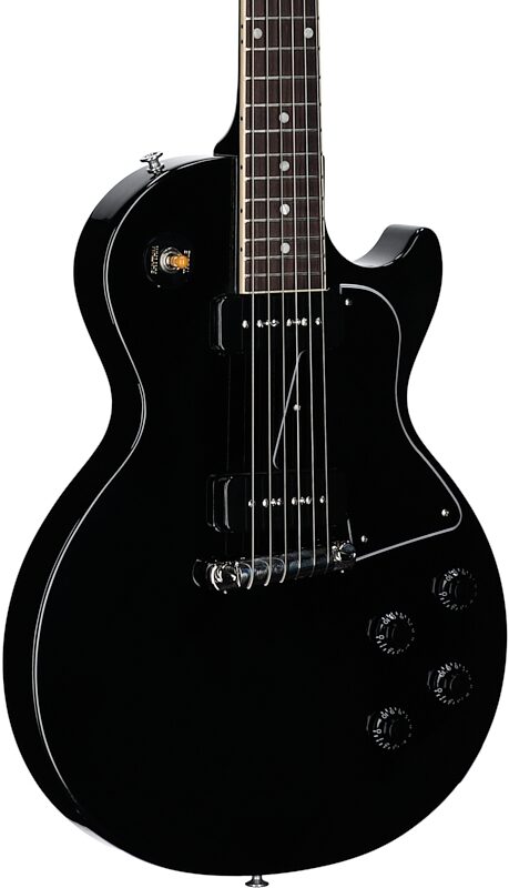 Gibson Les Paul Special Electric Guitar (with Case), Ebony, Full Left Front