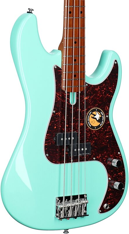 Sire Marcus Miller P5 Electric Bass, Mild Green, Full Left Front