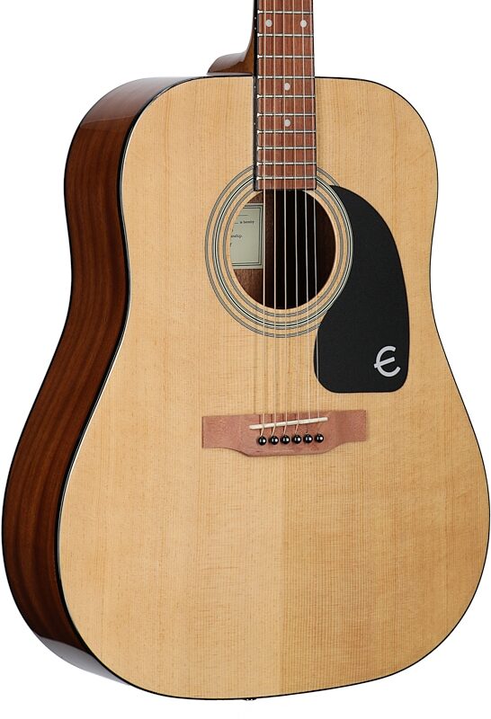 Epiphone PRO-1 Acoustic Guitar, Natural, Full Left Front