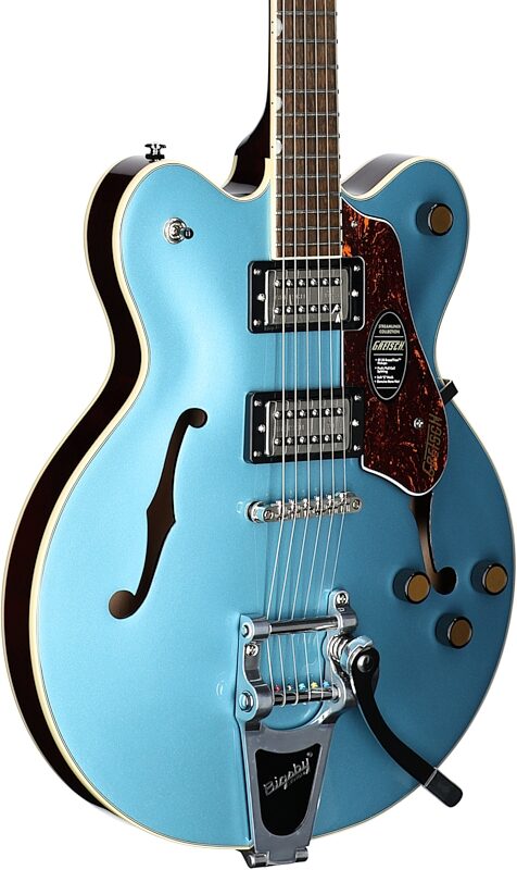 Gretsch G2622T Streamliner CB Electric Guitar, Arctic Blue, Full Left Front