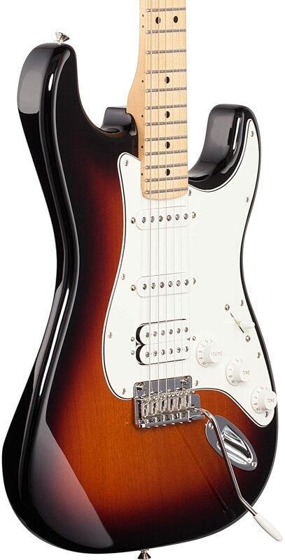 Fender Player Stratocaster HSS Electric Guitar (Maple Fingerboard), 3-Color Sunburst, Full Left Front