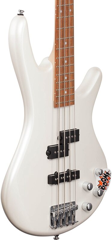 Ibanez GSR200 Electric Bass, Pearl White, Full Left Front