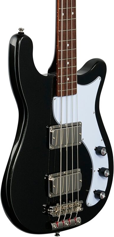 Epiphone Embassy Pro Electric Bass, Graphite Black, Full Left Front