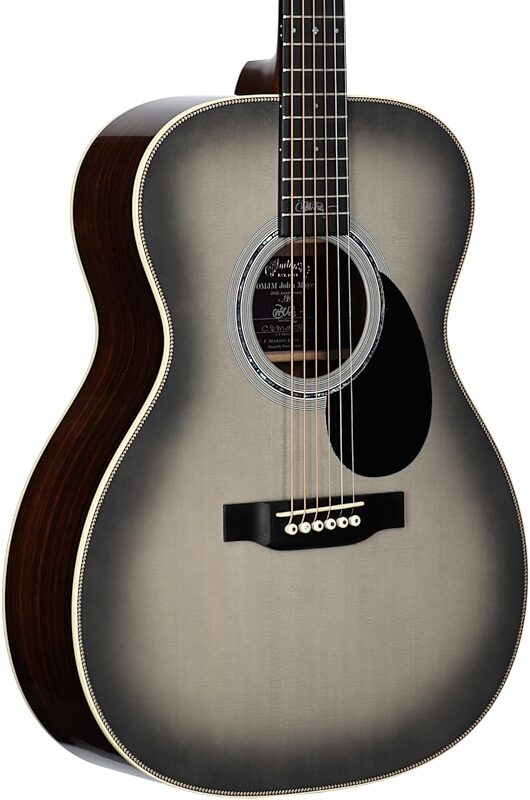 Martin OMJM John Mayer 20th Anniversary Acoustic-Electric Guitar (with Case), New, Full Left Front