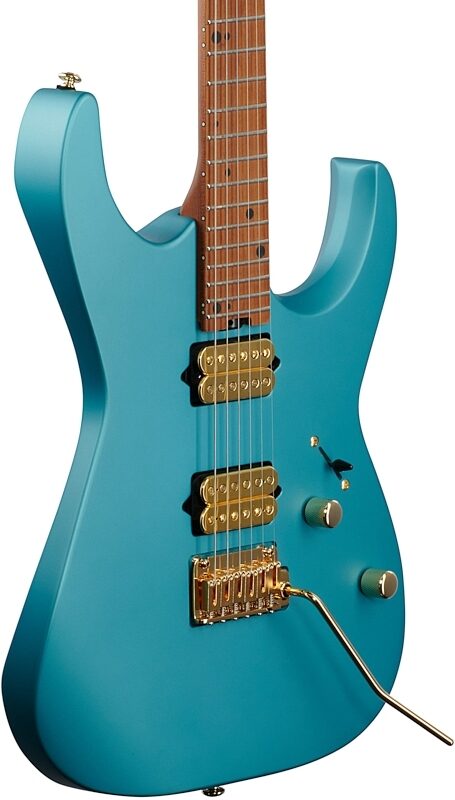 Charvel Angel Vivaldi DK24 Nova Electric Guitar, Aqua Firemist, Full Left Front