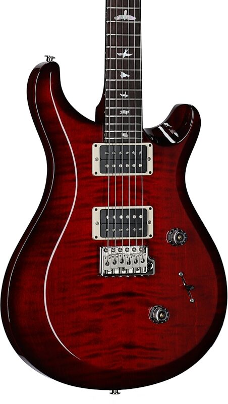 Paul Reed Smith PRS S2 Custom 24 10th Anniversary Limited Edition Electric Guitar (with Gig Bag), Fire Red Burst, Full Left Front