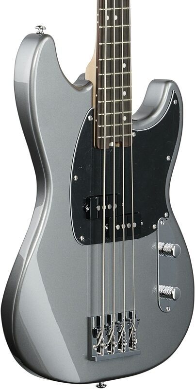Schecter Banshee Bass Guitar, Carbon Grey, Full Left Front