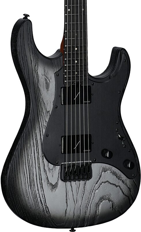 ESP LTD Deluxe SN-1000HT Electric Guitar, Silver Blast, Full Left Front