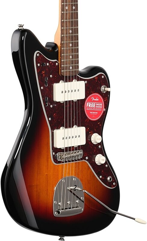 Squier Classic Vibe '60s Jazzmaster Electric Guitar, with Laurel Fingerboard, 3-Color Sunburst, Full Left Front