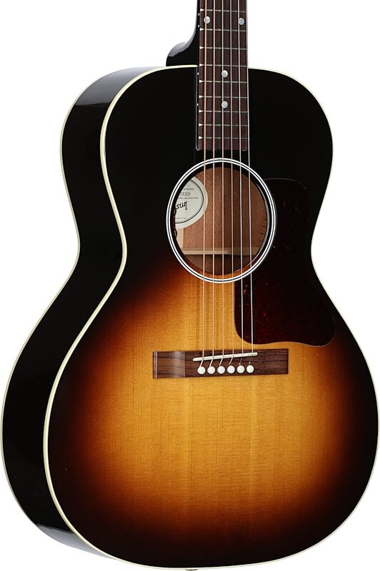 Gibson L-00 Standard Acoustic-Electric Guitar (with Case), Vintage Sunburst, Blemished, Full Left Front