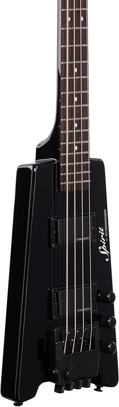 Steinberger Spirit XT-2DB Electric Bass with DB Tuner (and Gig Bag), Black, Blemished, Full Left Front