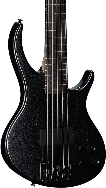 Tobias Growler V Electric Bass, 5-String (with Gig Bag), Black Pearl, Full Left Front