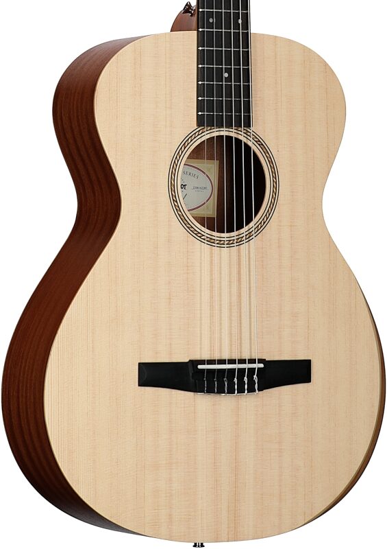 Taylor 12e-N Academy Grand Concert Classical Acoustic-Electric Guitar, Left-Handed, New, Full Left Front