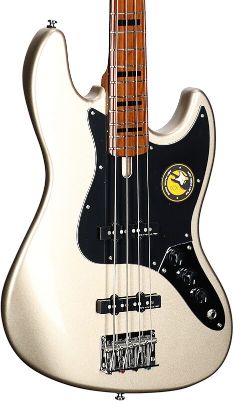 Sire Marcus Miller V5 Electric Bass, Champagne Gold Metallic, Full Left Front