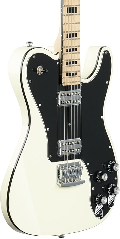Schecter PT Fastback Electric Guitar, Olympic White, Full Left Front