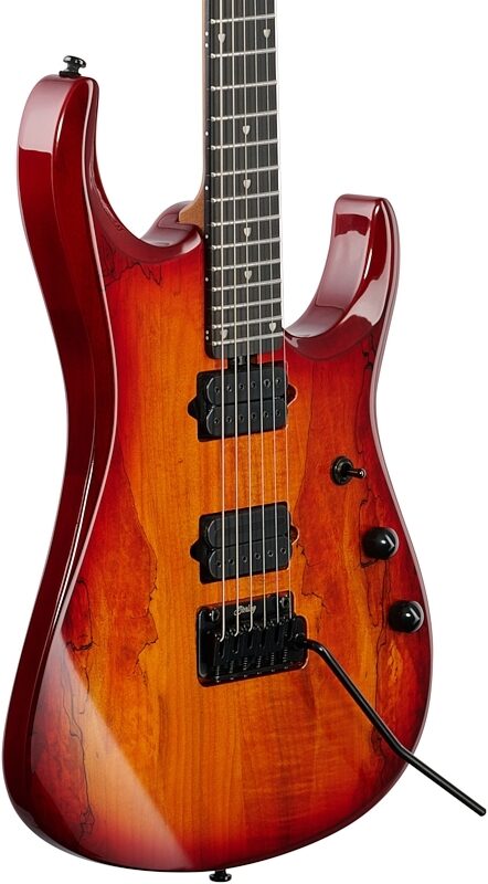 Sterling by Music Man John Petrucci JP150D SM Electric Guitar (with Gig Bag), Blood Orange Burst, Full Left Front
