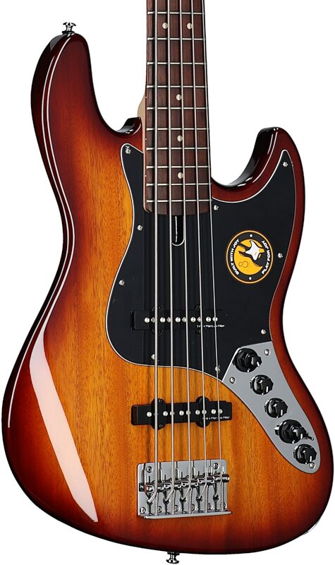 Sire Marcus Miller V3 Electric Bass, 5-String, Tobacco Sunburst, Full Left Front
