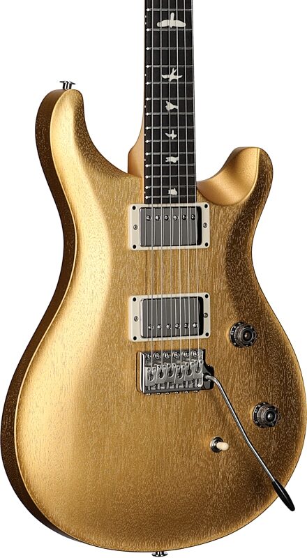 PRS Paul Reed Smith CE Standard Electric Guitar (with Gig Bag), Egyptian Gold Metallic, Full Left Front