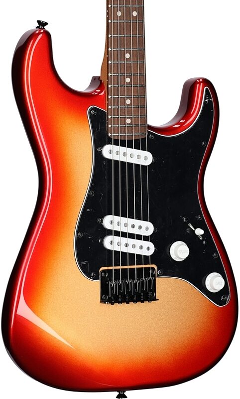 Squier Contemporary Stratocaster Special Electric Guitar, Sunset Metallic, USED, Blemished, Full Left Front