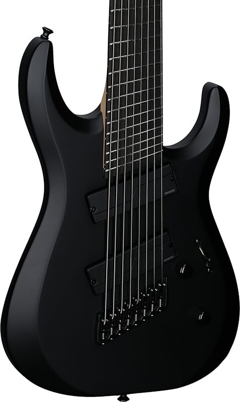 Jackson Limited Edition Concept DK Modern MDK8 Electric Guitar, 8-String (with Case), Black, Full Left Front