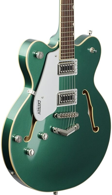 Gretsch G5622LH Electromatic CB DC Electric Guitar, Left-Handed, Georgia Green, USED, Scratch and Dent, Full Left Front