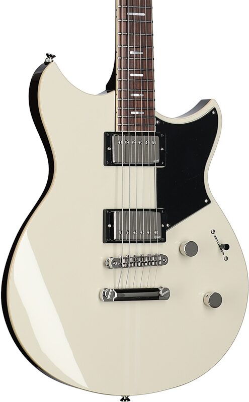 Yamaha Revstar Standard RSS20 Electric Guitar (with Gig Bag), Vintage White, Full Left Front