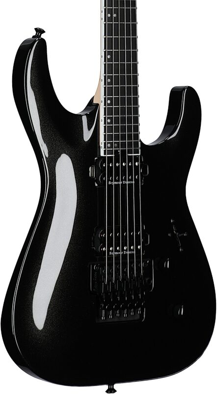 Jackson Pro Plus Series DKA Electric Guitar (with Gig Bag), Metallic Black, Full Left Front
