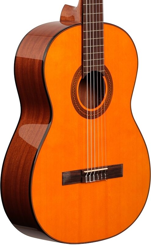 Takamine GC1 Classical Acoustic Guitar, Natural, Full Left Front