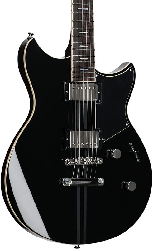 Yamaha Revstar Standard RSS20 Electric Guitar (with Gig Bag), Black, Full Left Front