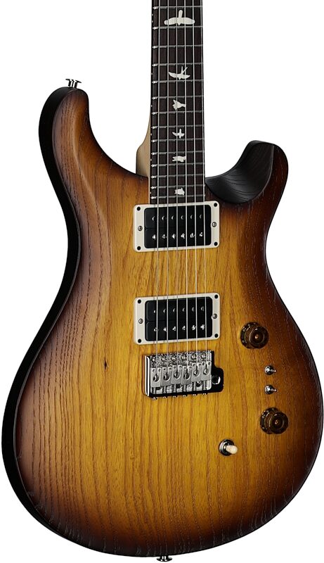 PRS Paul Reed Smith CE 24-08 Swamp Ash Electric Guitar (with Gig Bag), Satin McCarty Tobacco Burst, Full Left Front