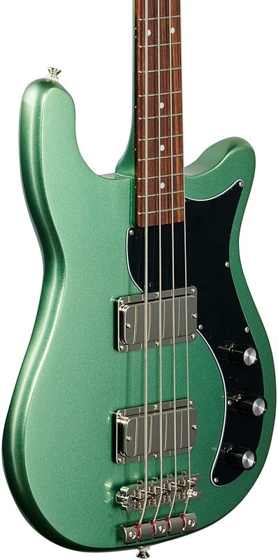 Epiphone Embassy Pro Electric Bass, Wanderlust Green Metallic, Full Left Front
