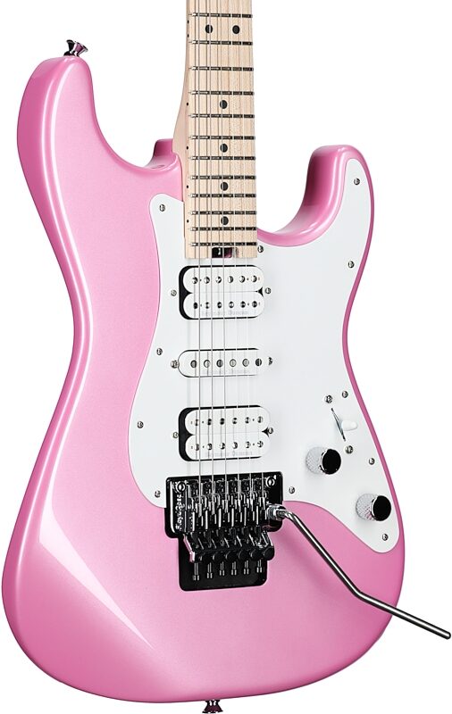 Charvel Pro-Mod So-Cal Style 1 SC3 HSH FR Electric Guitar, Platinum Pink, Full Left Front