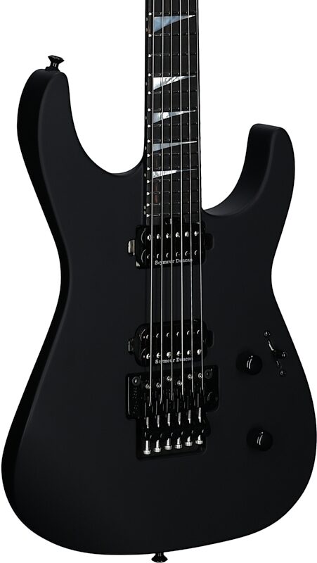 Jackson American Soloist SL2 DX Electric Guitar (with Case), Satin Black, Full Left Front