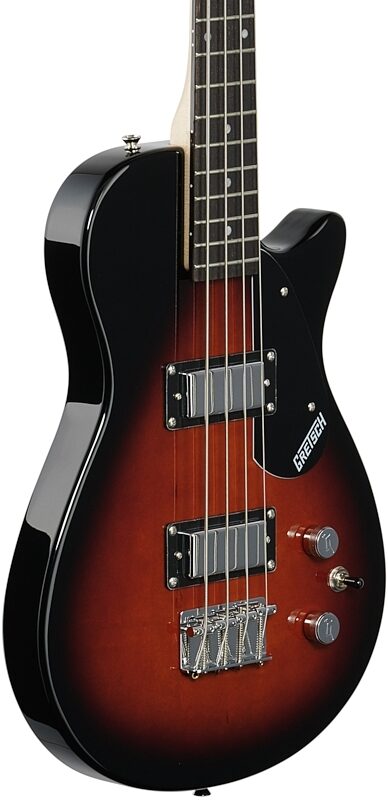 Gretsch G2220 Electromatic Jr Jet Electric Bass, Tobacco, Full Left Front