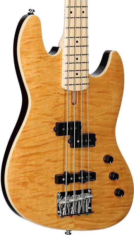 Sire Marcus Miller U5 Electric Bass Guitar, 4-String, Natural, Full Left Front