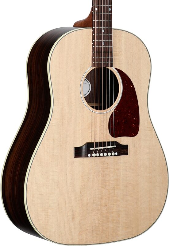 Gibson J-45 Studio Rosewood Acoustic-Electric Guitar (with Case), Satin Natural, Full Left Front