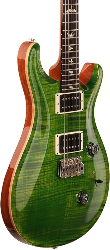 PRS Paul Reed Smith Custom 24 Gen III Electric Guitar (with Case), Emerald, Full Left Front
