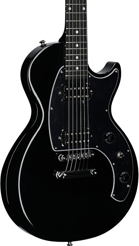 Gibson Limited Edition Les Paul Music City Special 50th Anniversary Electric Guitar (with Soft Case), Ebony, Full Left Front