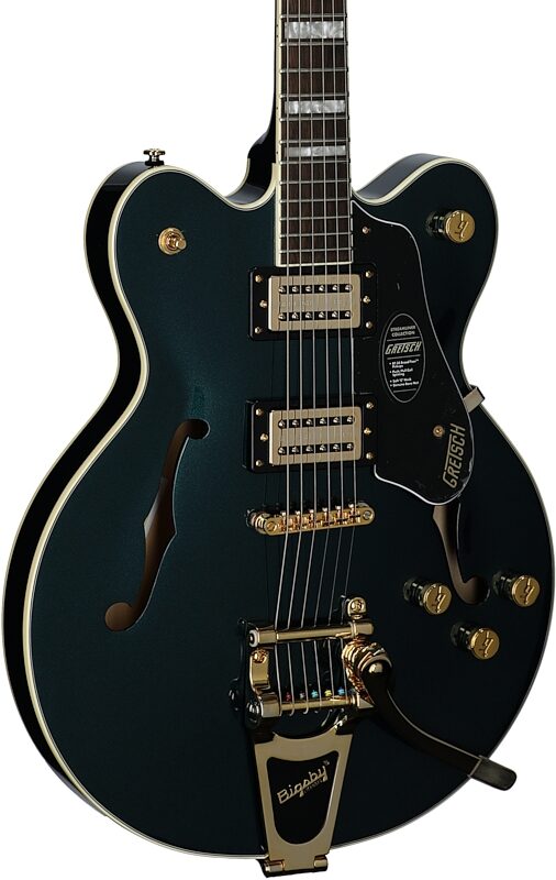 Gretsch Limited Edition G2622TG Streamliner Center Block Double-Cut Electric Guitar (with Bigsby), Midnight Sapphire, Full Left Front