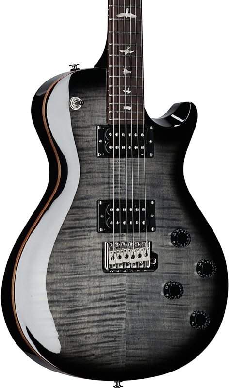 PRS Paul Reed Smith SE Tremonti Signature Carved Top Electric Guitar (with Gig Bag), Charcoal Burst, Full Left Front