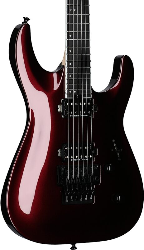 Jackson Pro Plus Series DKA Electric Guitar (with Gig Bag), Oxblood, Full Left Front