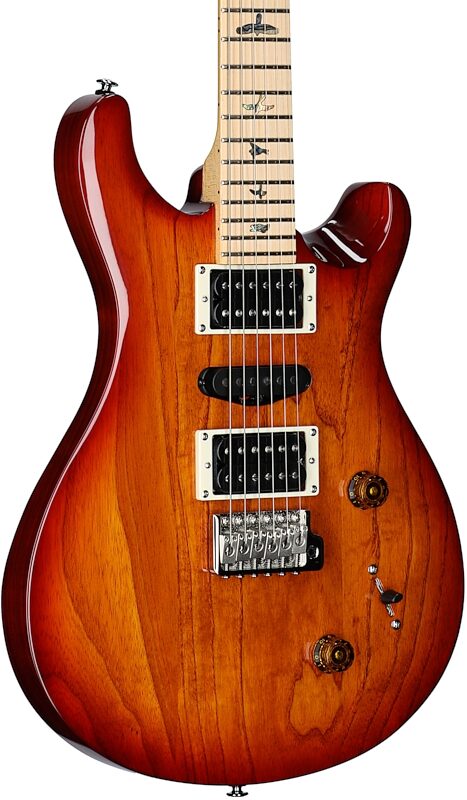 PRS Paul Reed Smith SE Swamp Ash Special Electric Guitar (with Gig Bag), Vintage Sunburst, Full Left Front