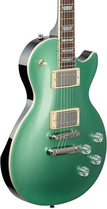 Epiphone Les Paul Muse Electric Guitar, Wanderlust Green Metallic, Full Left Front