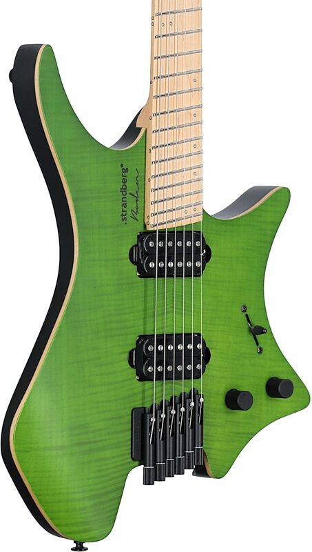 Strandberg Boden Standard NX 6 Electric Guitar (with Gig Bag), Green, Full Left Front