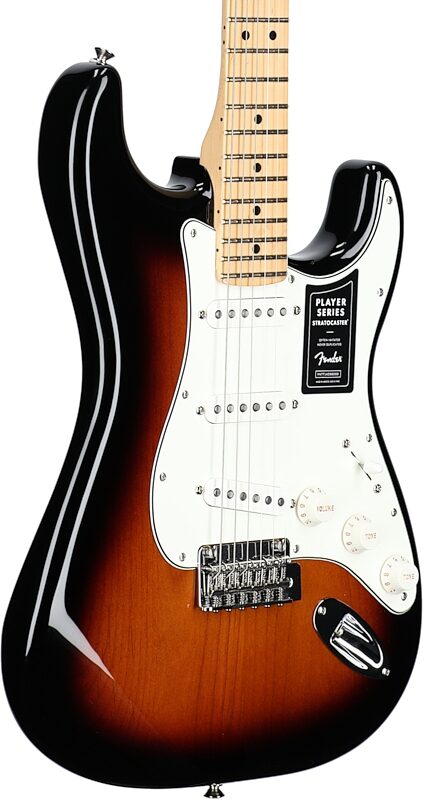 Fender Player Stratocaster Electric Guitar (Maple Fingerboard), 70th Anniversary 2-Color Sunburst, Full Left Front