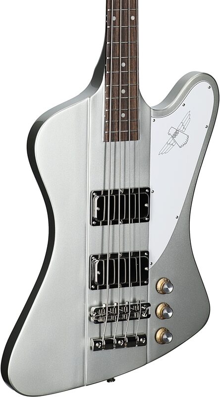Epiphone Thunderbird '64 Electric Bass (with Gig Bag), Silver Mist, with Gig Bag, Open Box (Very Good), Full Left Front