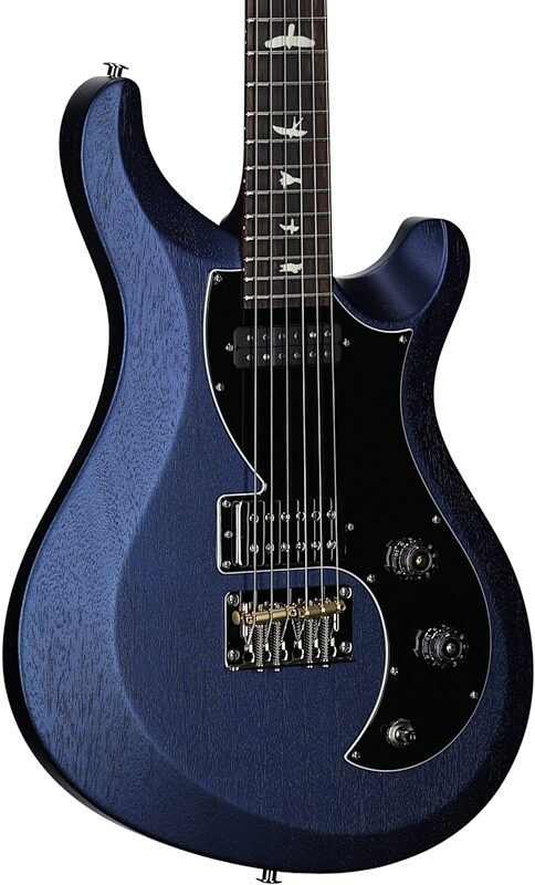 PRS Paul Reed Smith S2 Vela Satin Electric Guitar (with Gig Bag), Metallic Midnight, Full Left Front