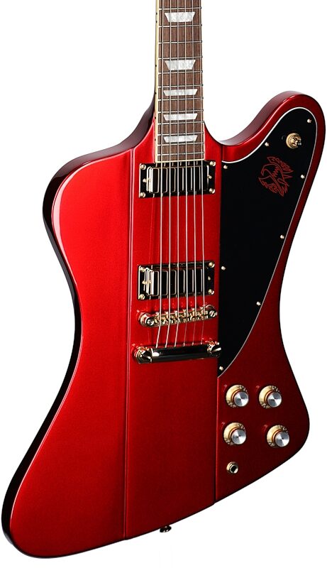 Epiphone Exclusive Firebird Electric Guitar, Ruby Red, Full Left Front