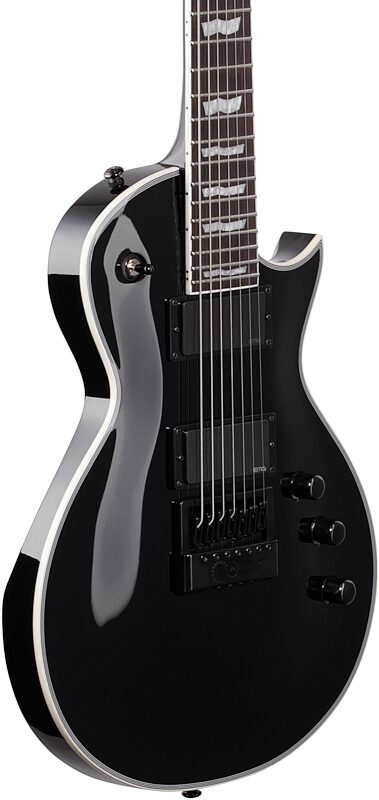 ESP LTD Eclipse EC-1007 EverTune Electric Guitar, 7-String, Black, Full Left Front